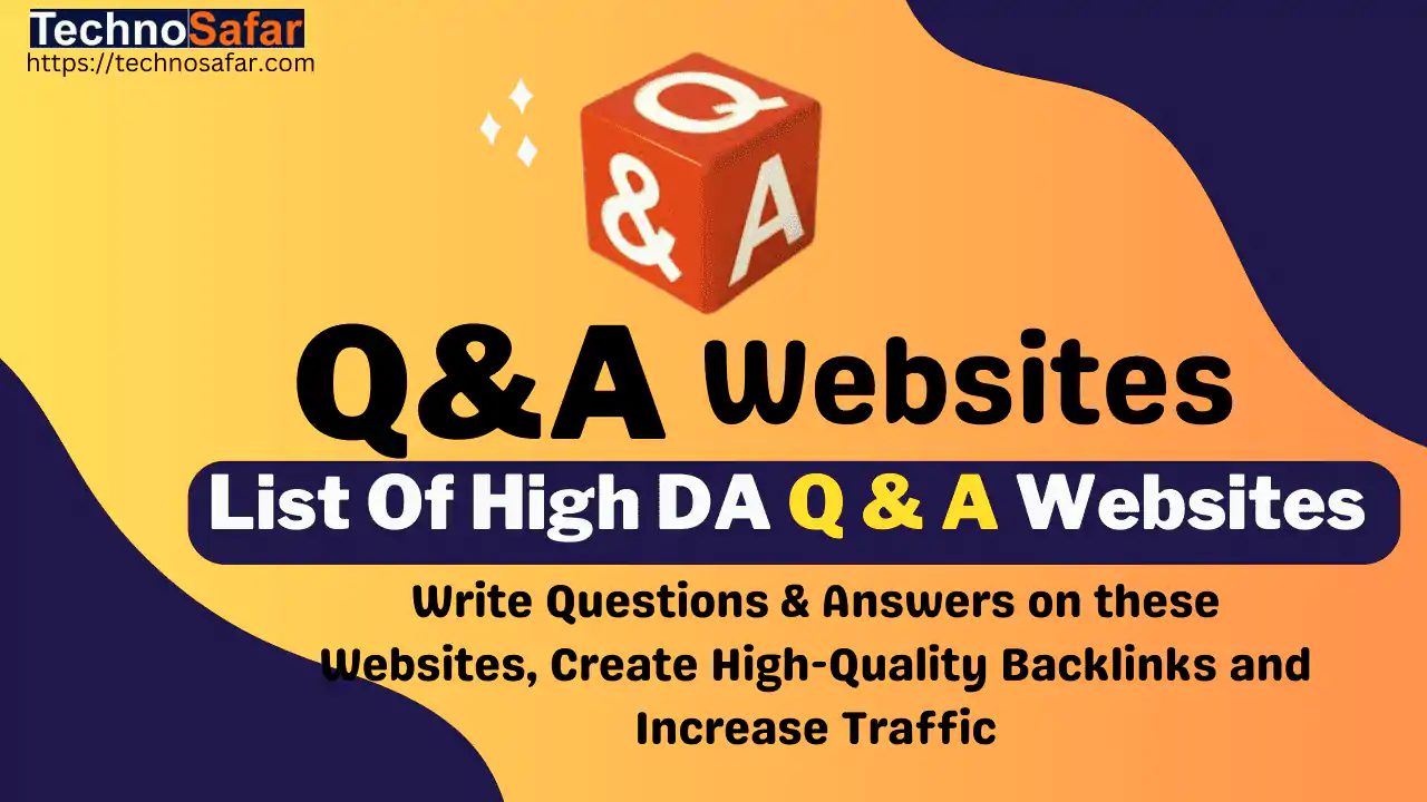 Best 100+ High DA Question and Answer Sites 4 Question and Answer Sites